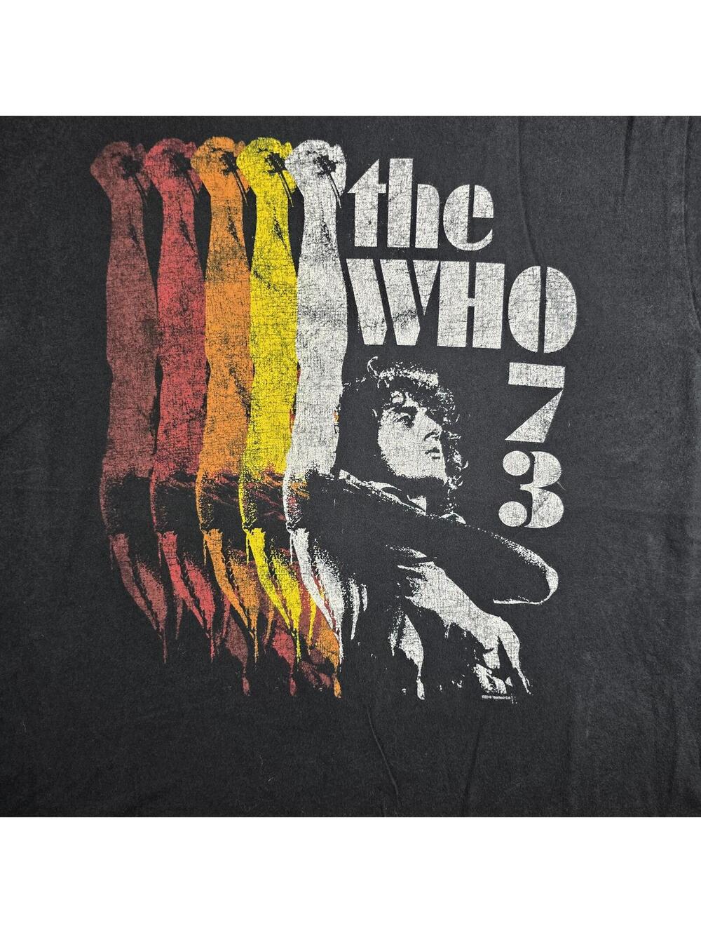 The Who Band Black Graphic T-Shirt Men's XL Vintage Startee Tag 100% Cotton Tee - Picture 3 of 8